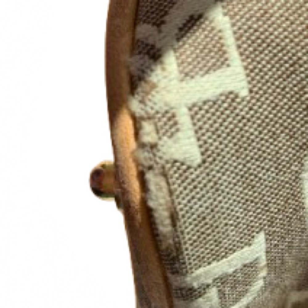 DOONEY & BOURKE Small Domed Pocket Satchel Bag Tan Logo Canvas Leather Trim - Picture 13 of 16